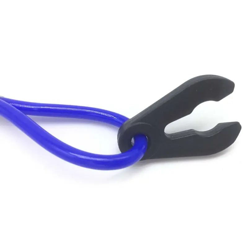 2PCS Jet Ski Safety Lanyard Tether Cord Boat Outboard Engine Safety Tether Blue Emergency Flameout Switch Drawstring motorboat engine stop lanyard