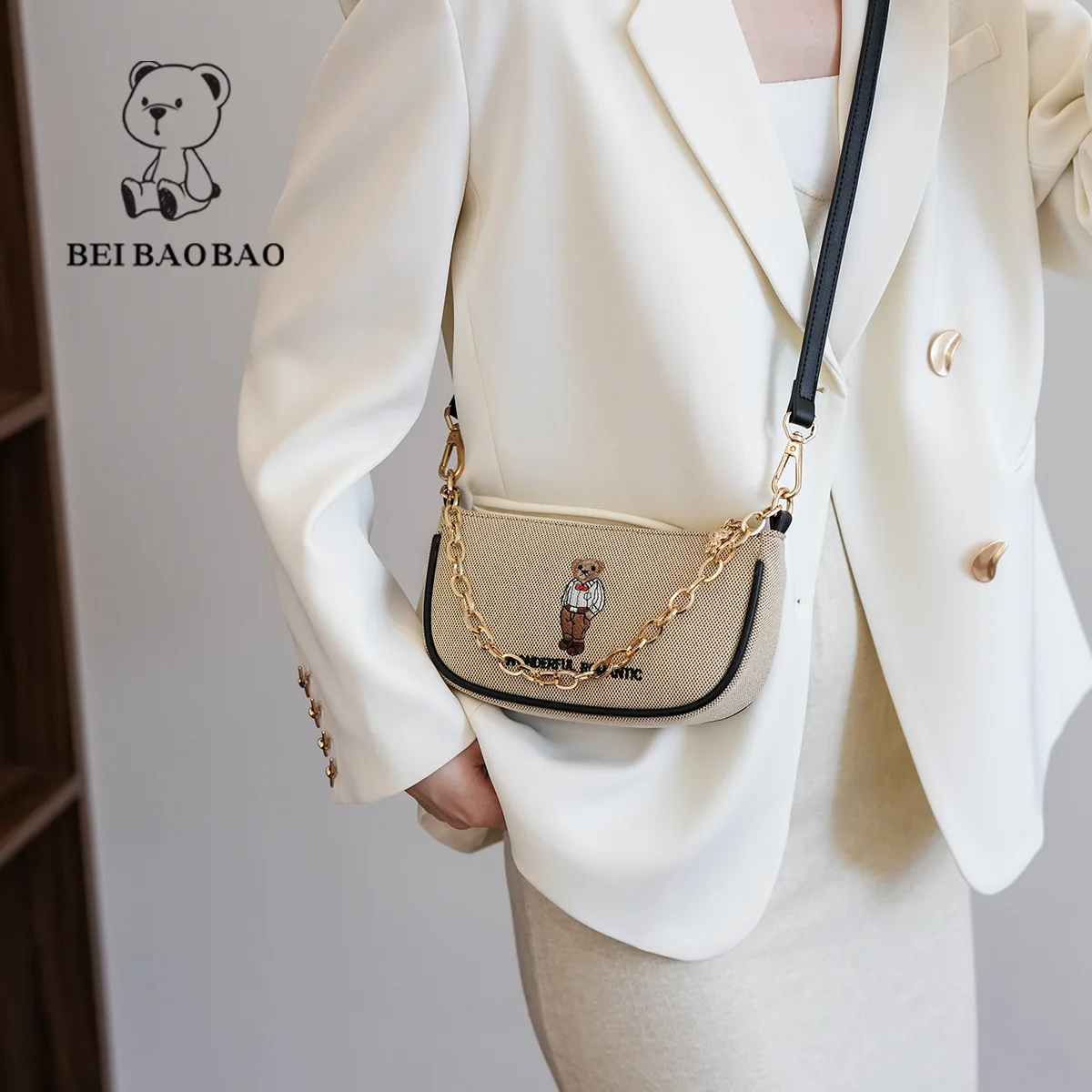 Beibaobao Ladies' new crossbody bag cartoon women's bag shell versatile shoulder Bolso de mujer Одноплечий мешок