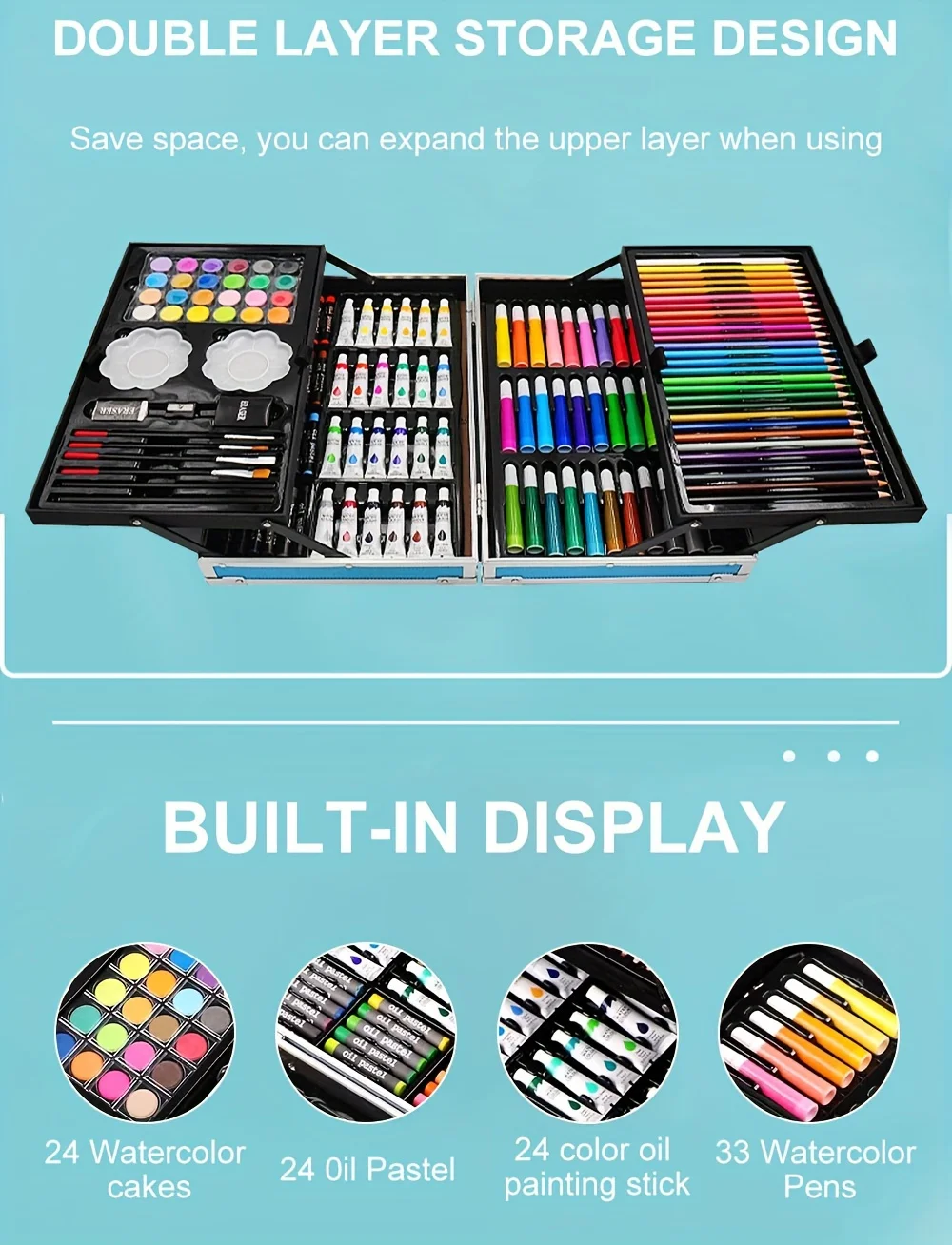 145-Piece Art Kit Set 5