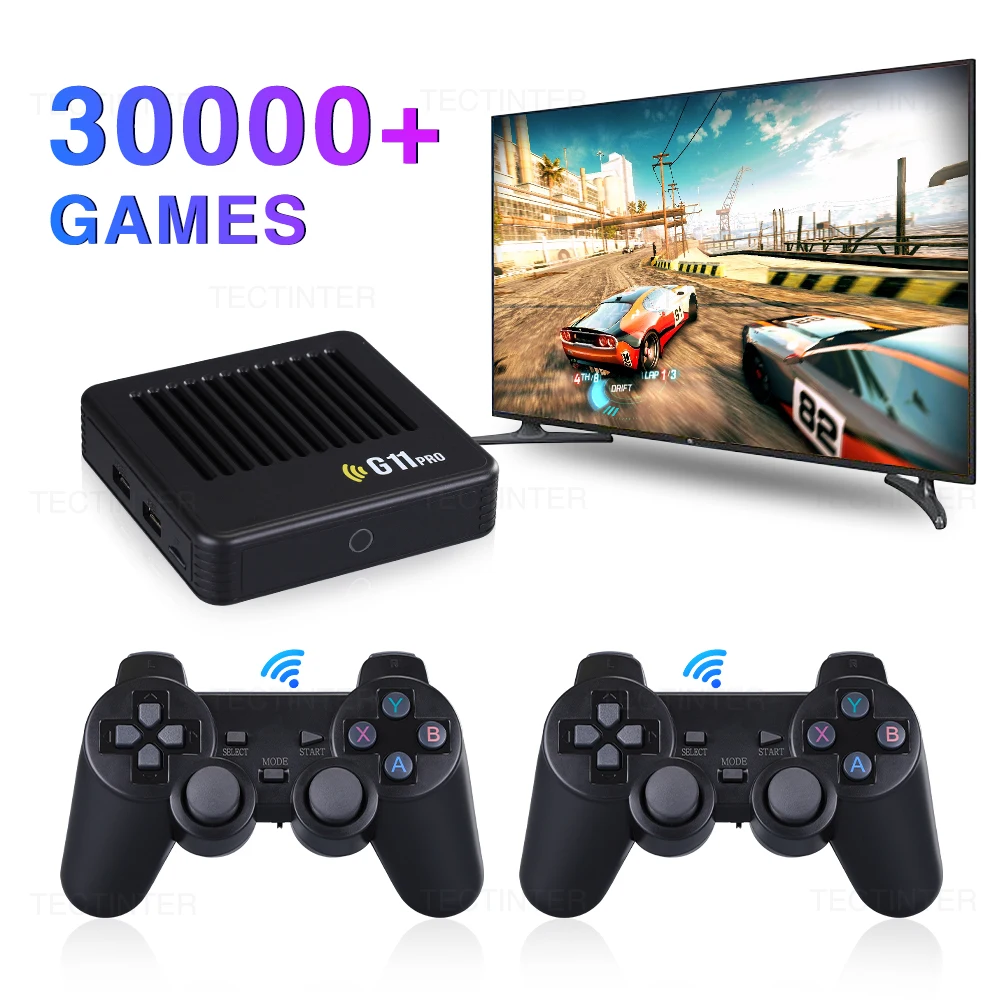 

Built in 40000 Retro Video Game Console TV Games Portable 2.4G Wireless Game Stick 4K Support HD TV Output