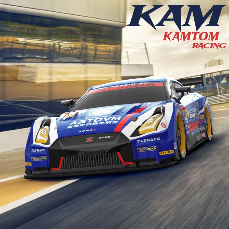 KAMTOM RC Cars 4WD High Speed Drift Remote Control Car 1:16 Throttle Simulation Proportional Linkage Light Electric Toy Gift 2