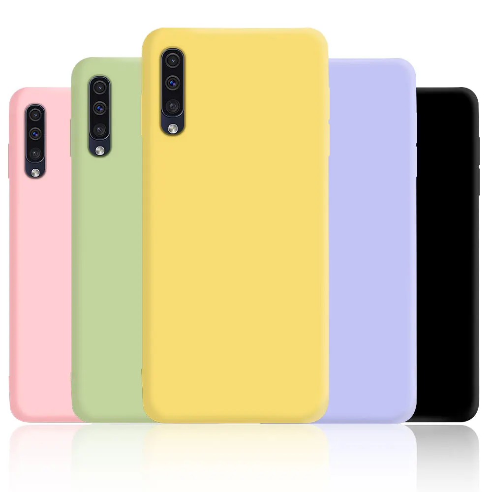 Liquid Soft Silicone TPU Back Cover for Samsung Galaxy A70 - Premium Protective Case
