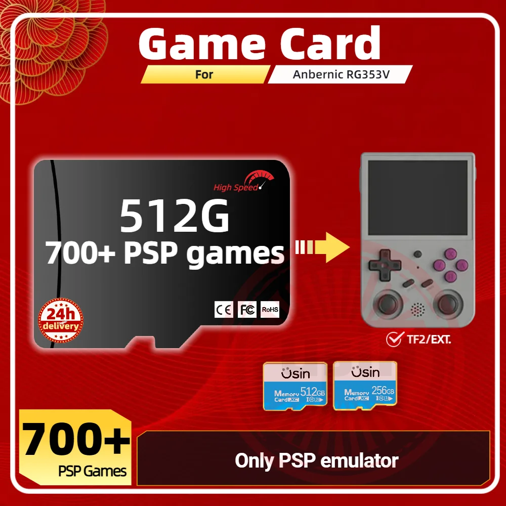 Game Card For Anbernic RG353V RG353VS Memory TF Plug&amp;Play 