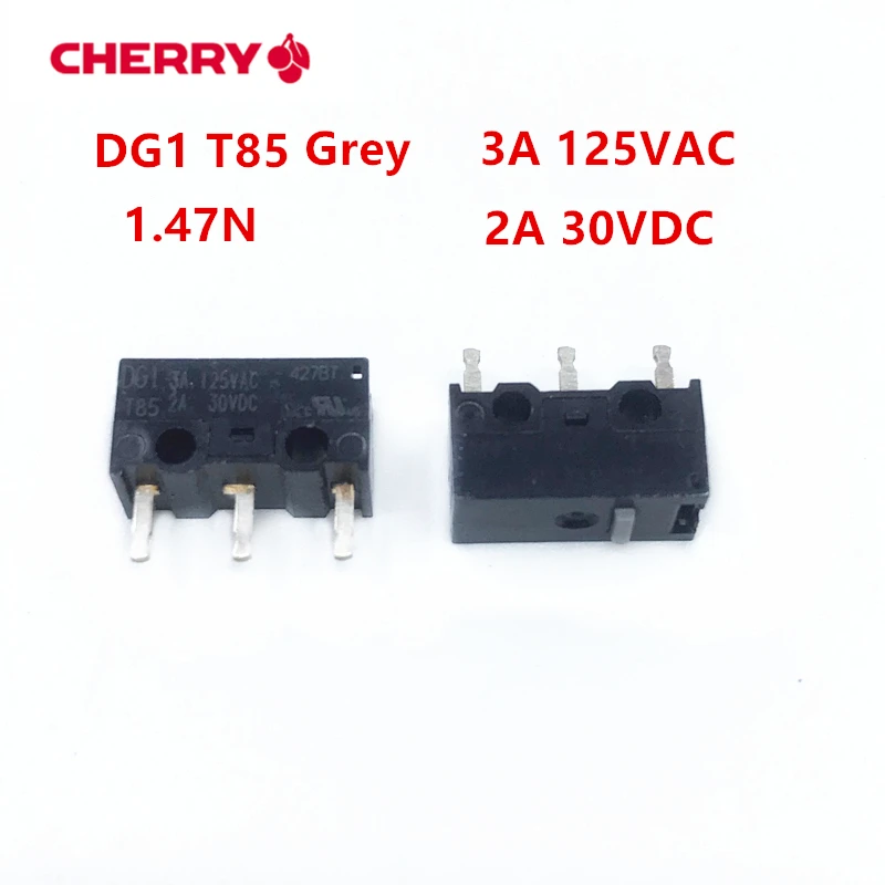 CHERRY ZF Serie Maus-Mikroschalter Original Neu Computer Schwarz Grau Punkt-Optionen Verfügbar mit Klickkraft 0,74N 1,47N 1,50N – Detail 1