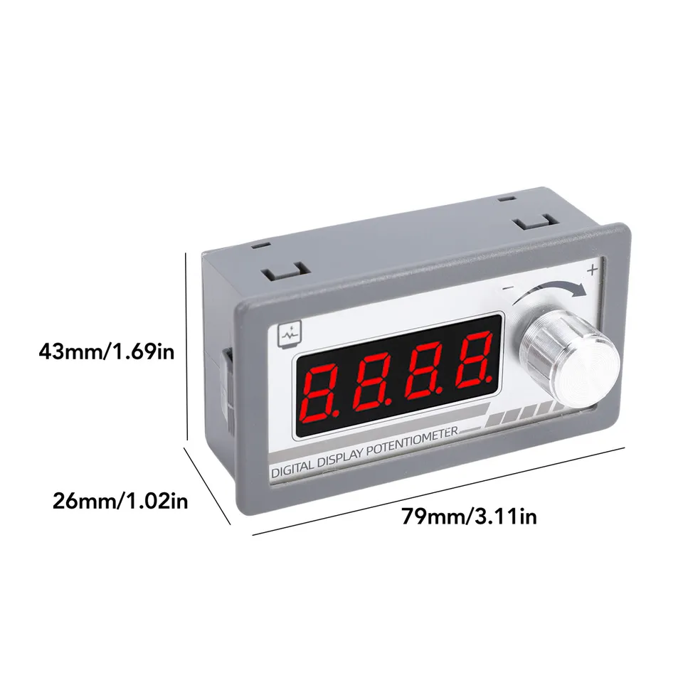 Fafeicy Digitaal Display Variabele Potentiometer Verstelbare
