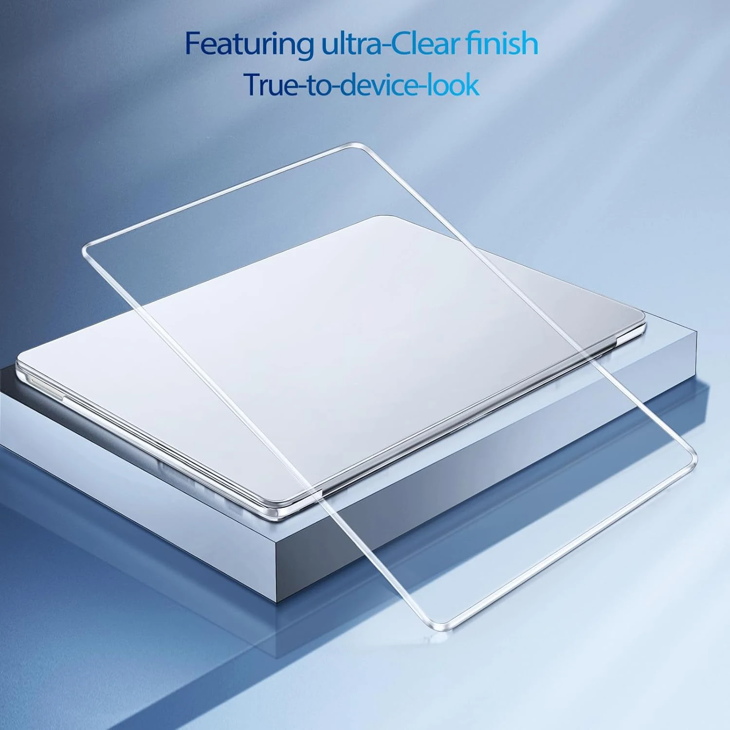 Transparent Scratch-Resistant Hard Laptop Case