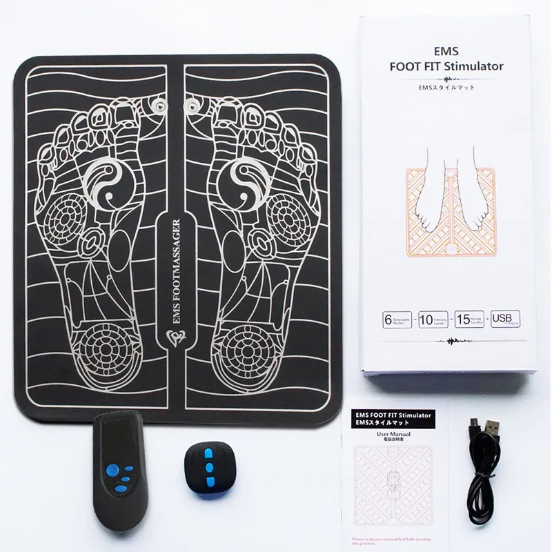

EMS Foot Massager Electric Intelligent Physiotherapy Care Pulse Mat Relaxation Health Stimulation Muscle Acupuncture
