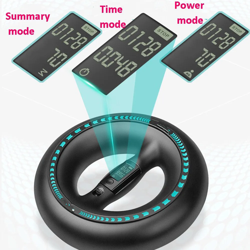 Wrist Stretcher Arm Hand Power Circle Muscle Strength Training Device Electric Gyro Hand Exerciser Centrifugal Ball Timer hand strengthener gyro ball wrist exerciser gyro wrist ball power ball hand grip trainer
