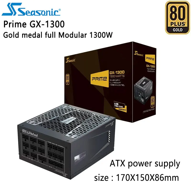 Seasonic Prime GX1300 Computer ATX Power Supply 850W/1000W/1300W Fully  Modular gold medal Quiet Fan Power - AliExpress