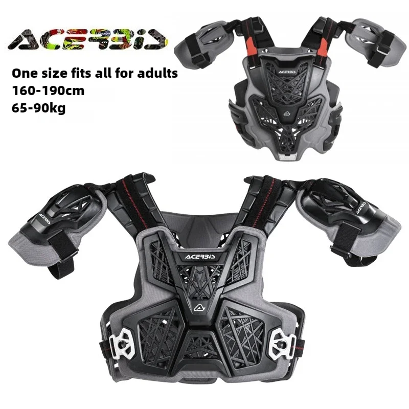 이탈리아 Acerbis 남성용 전신 오토바이 오토바이 아머, CE 인증, 모토크로스 레이싱 모토 재킷, 라이딩 보호