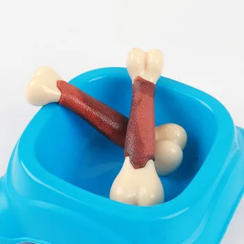 Dog Chew Toys For Aggressive Chewers Real Beef Flavor Durable Dog Teething Chew Toys Bones For Large/Medium/Small Puppies 2