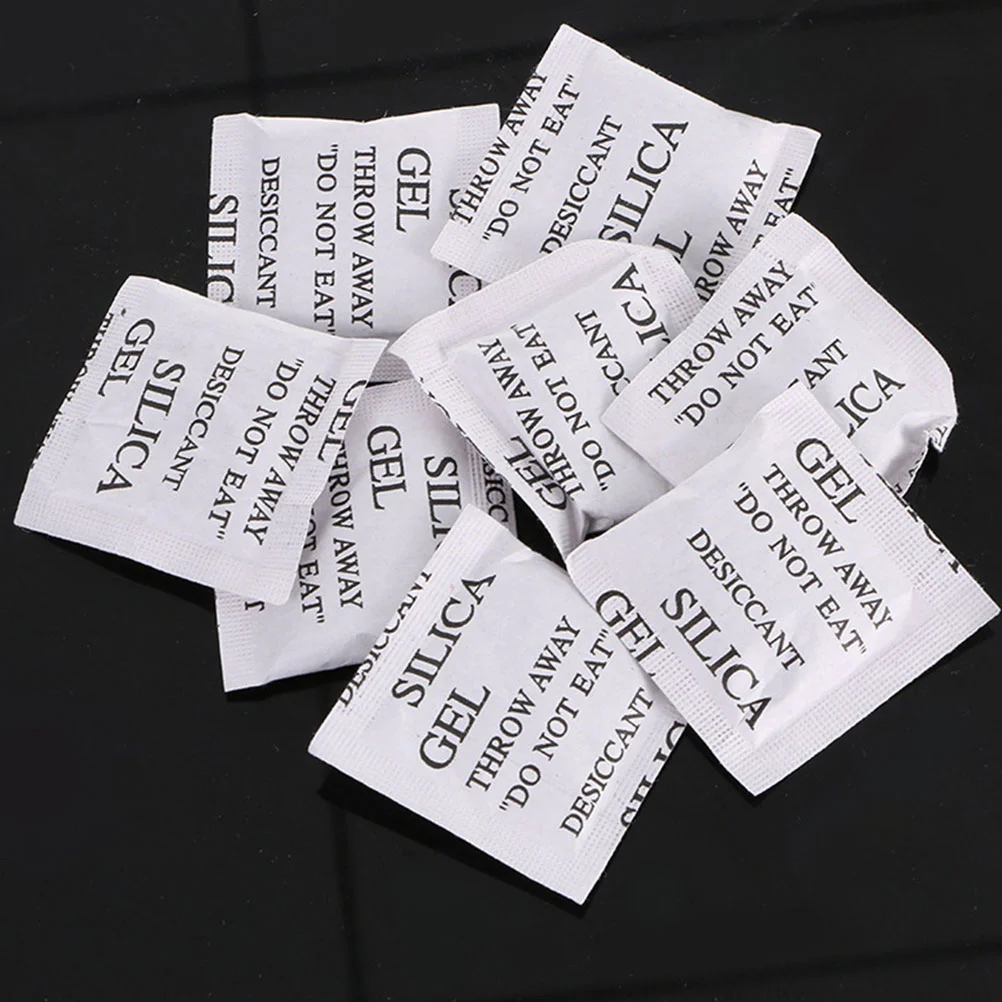 Silica Gel Desiccant Moisture Absorber Bag 100 Pcs For Home