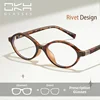 OKH Fashion Design Oval Women Eyeglass Frame Optical Glasses Reading Glasses with Blue Light Myopia Prescription Eyewear Custom