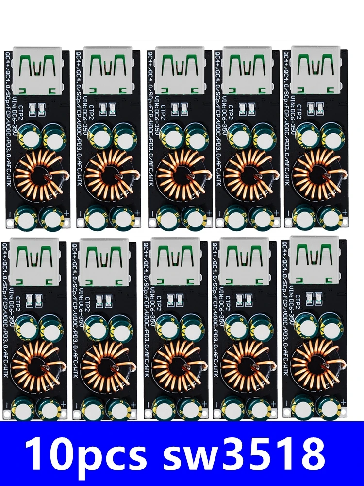 Modulo Step-Down QC4.0/QC3.0 6-32V Per Ricarica Rapida Cellulare