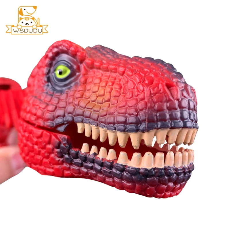 Crianças brinquedo dinossauro brinquedos animais de plástico figuras  grabber garra jogo snapper pegar novidade crianças presente