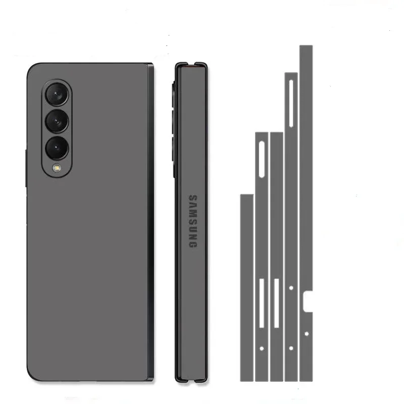Full Body Protective Film for Samsung Galaxy Z Fold 5 4 3 2 Anti-Scratch Matte Stickers Skin Back Cover for Galaxy Z Fold4 3 2