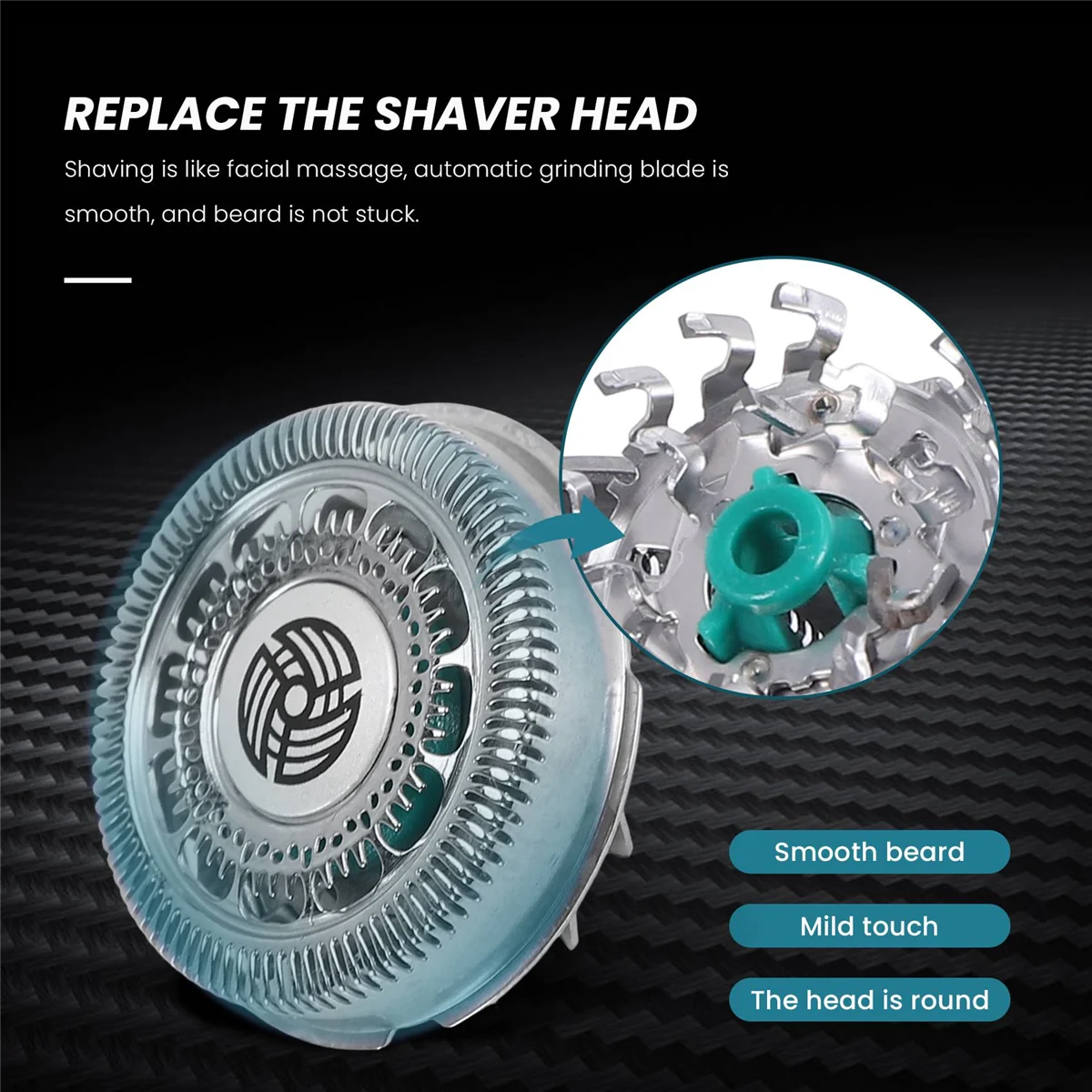 Shaver Head Replacement for Philips Norelco 9000 Series S9031 S9721 S9321 S8950 S9000 S9311 S9511 S9531 electric shaver head electric shaver blades
