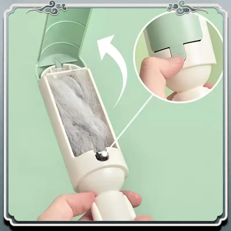 Durable Pet Hair Scraper Cat Hair Dog Cleaner Sofa Carpet Removal Artifact Cat Roller Sticky Device