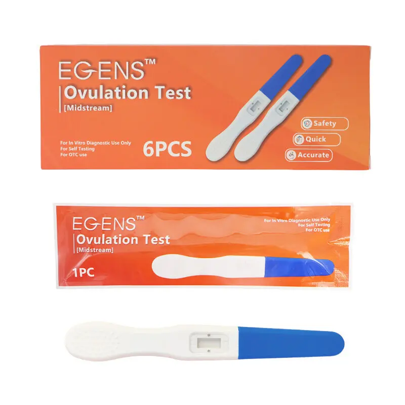 EGENS 40PCS LH Ovulation Test Midstream One Step Ovulation Test Kit Midstream Pen For Home Use