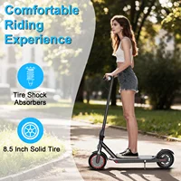 AOVOPRO LP60 500W puissance de crête Scooter électrique 350W Super moteur 5-25KM portée Smart APP Escooter avec 31 KM/H pignon rapide 8.5 "Pneus 3