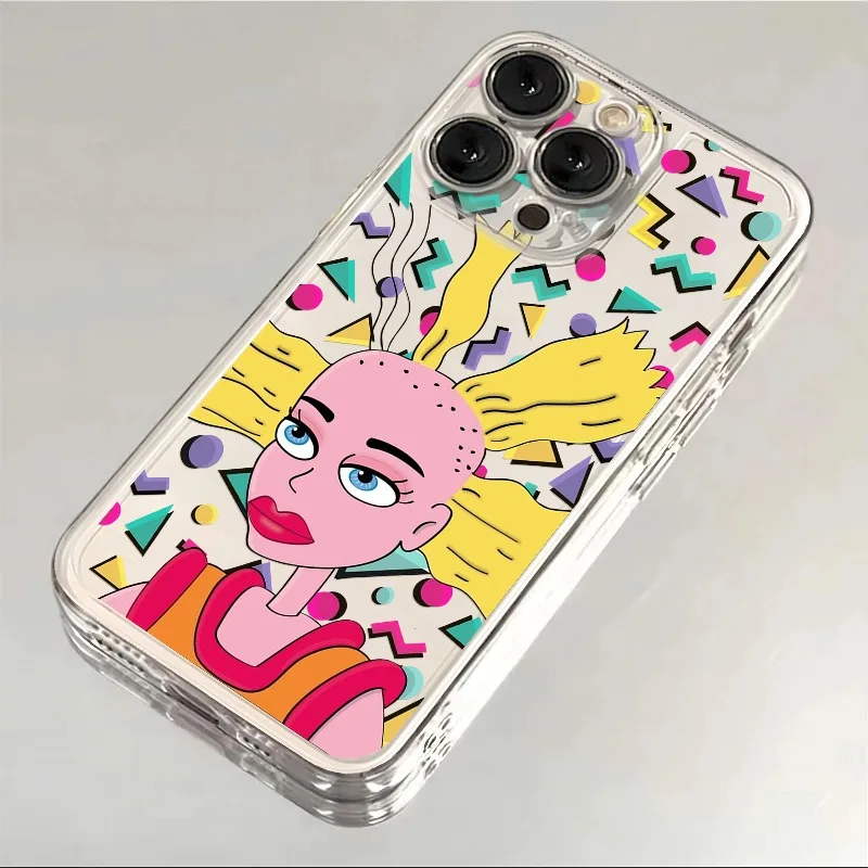 Playful Cartoon Rugrats Shockproof Silicone Phone Case