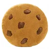 Real life Chocolate Cookies Biscuit Shape Plush Toy Pendant Soft Creative Key Chain Bag Decor Doll Lovely Christmas Gift 2