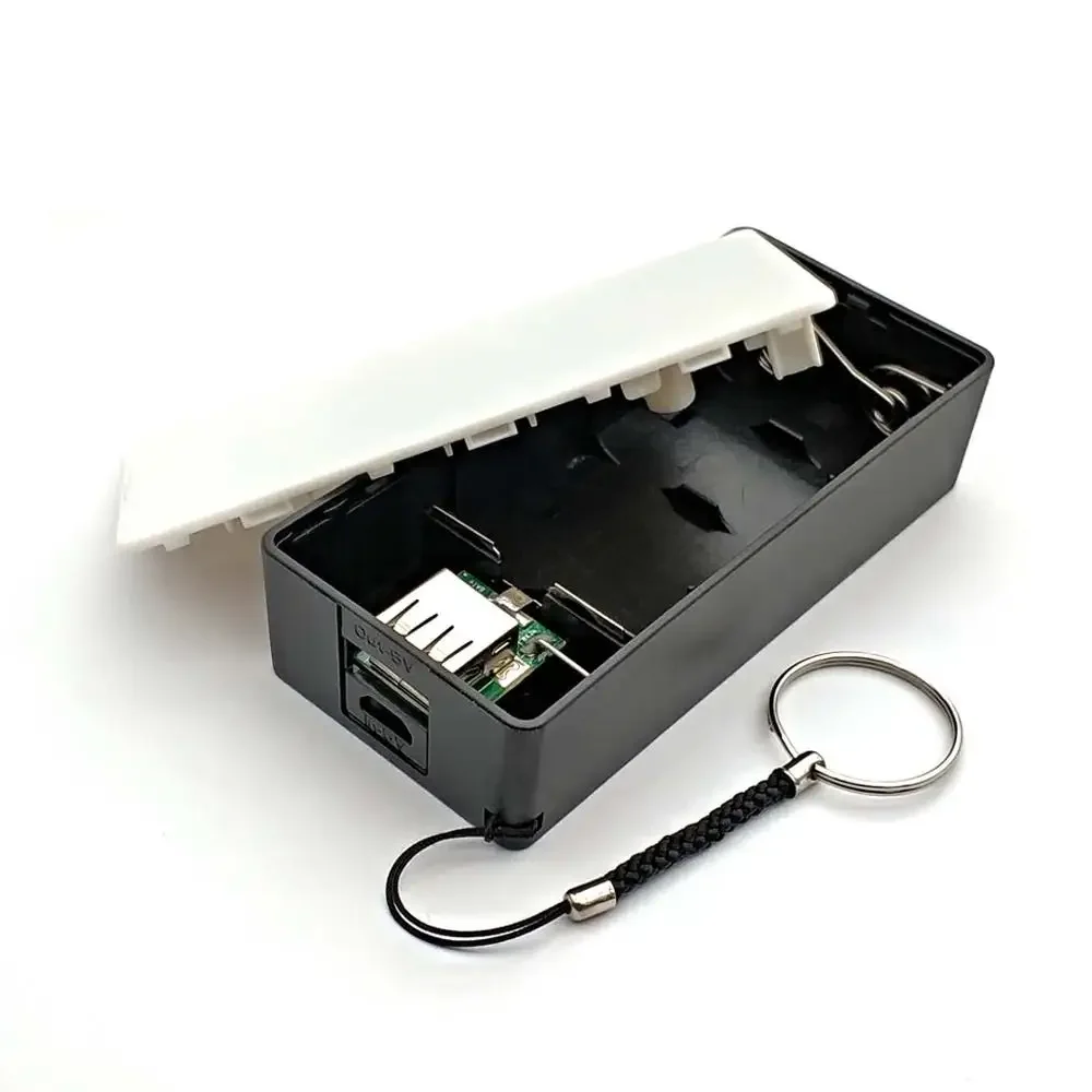 2X 18650 USB Power Bank Battery Charger Case DIY Box Power Bank Case Kit Battery Storage Box battery storage box power bank case battery power bank box
