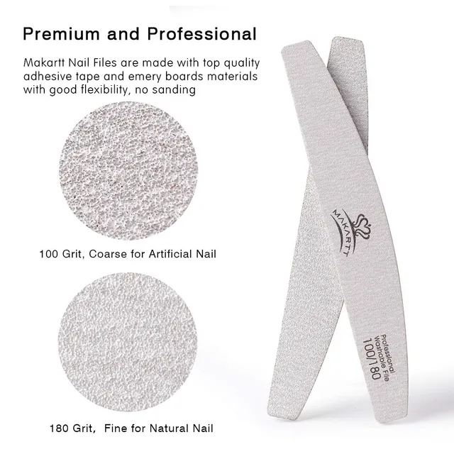 10pcs Zebra Nail Files Set: Buffers for Gel Polish