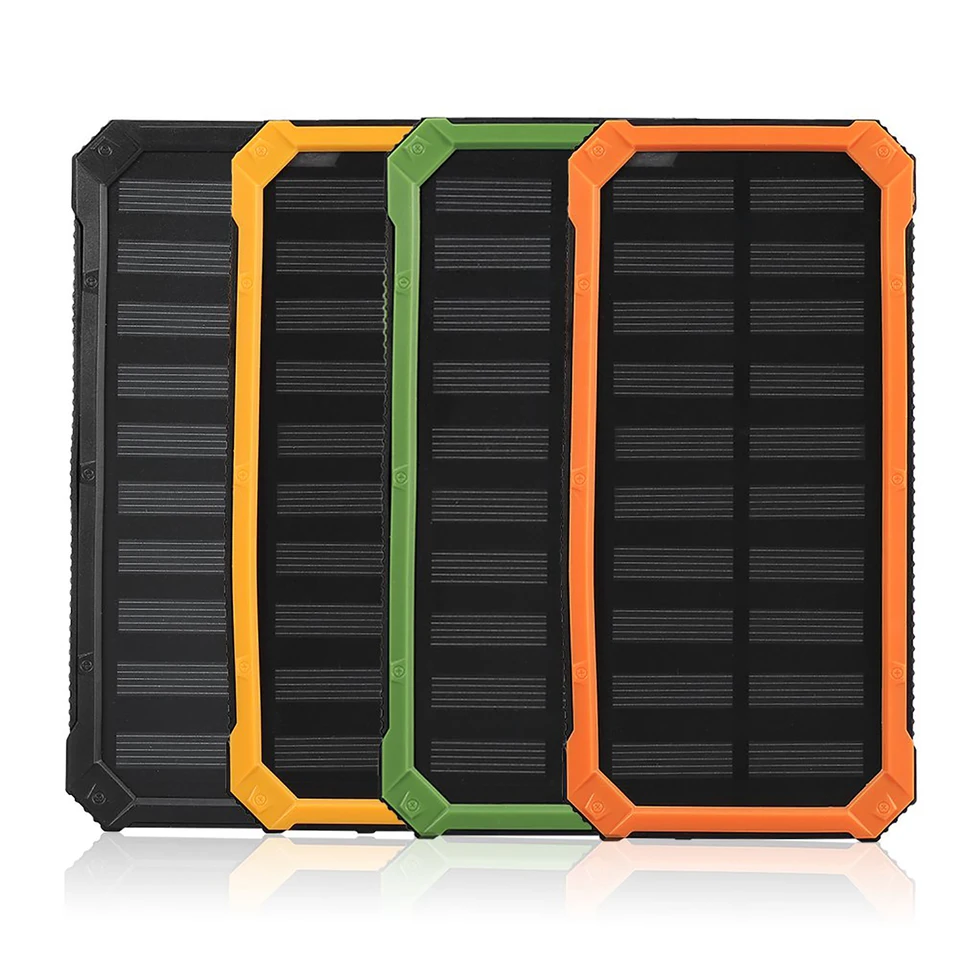 DIY Portable Solar Power Bank Case 20000mAh