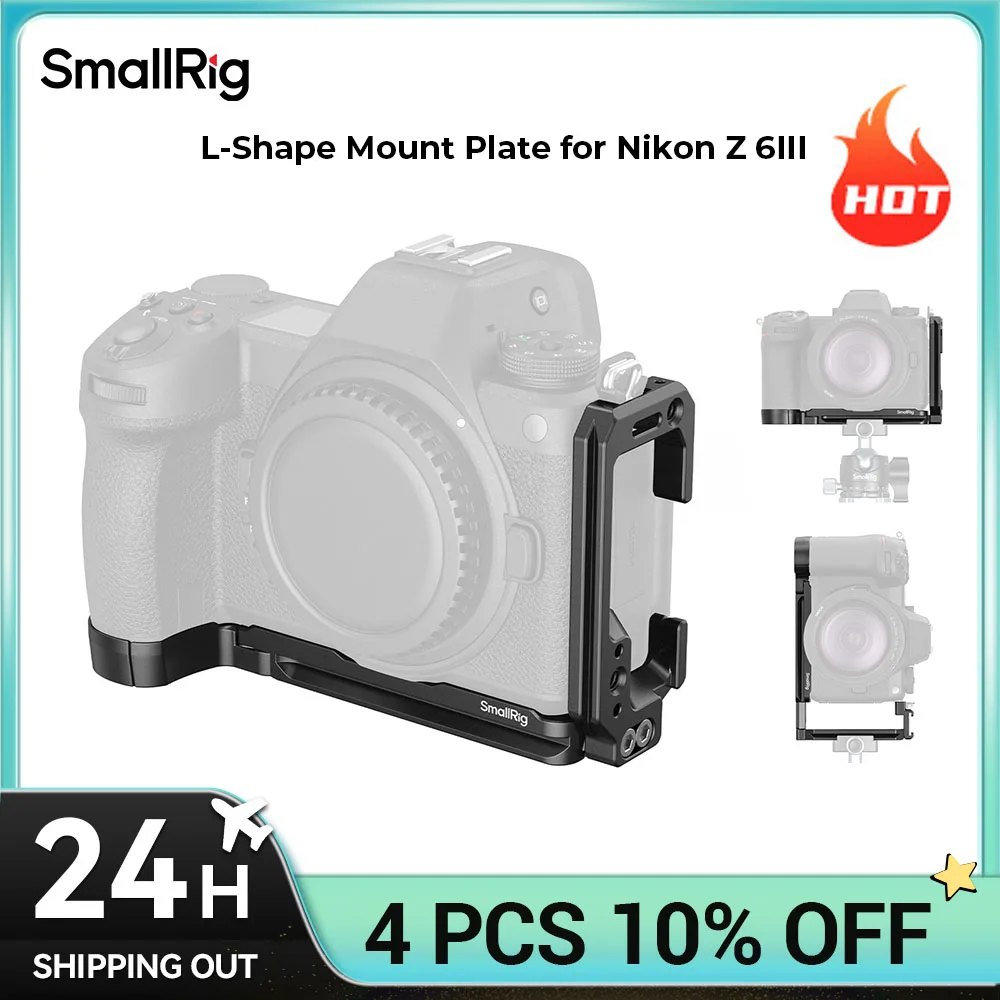 SmallRig Z 6III用 L字型プレート Nikonに対応 Arca-Swiss用L