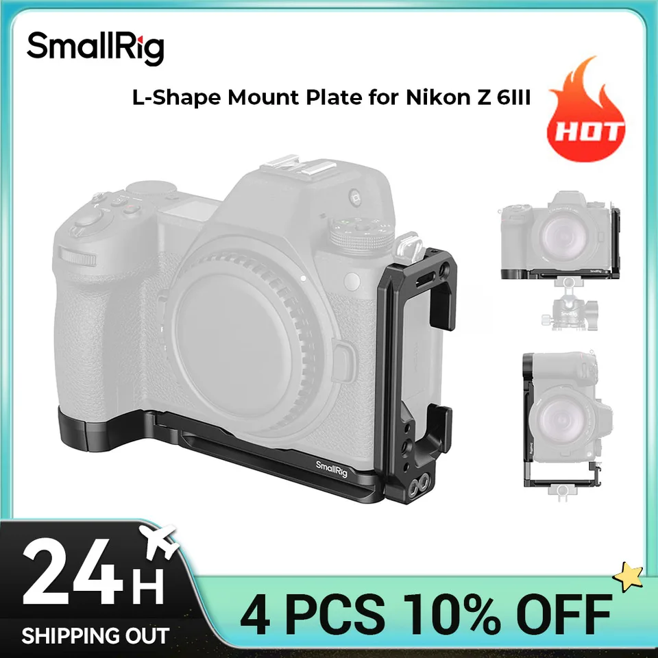 SmallRig L Plate for Nikon Z 6III, L-Bracket for Arca-Swiss, with