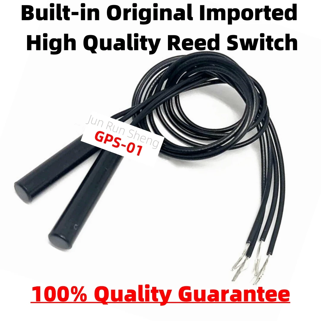GPS-01 Reed Switch Magnetic Contact Sensor Normally Open Normally Closed NO NC Magnetron Proximity Embedded magnetic control reed switch sensor