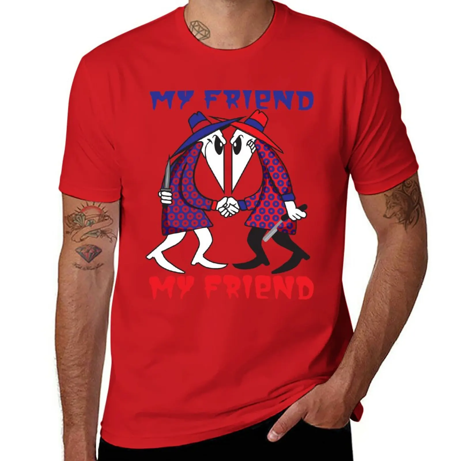

My friend, my friend T-Shirt for a boy tees quick drying anime t shirts for men