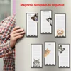 Kawaii Cute Magnet Fridge Memo Pads Non-sticky Notes Refrigerator Notepad Magnetic Grocery Shopping List To Do Check Daily Plan 5