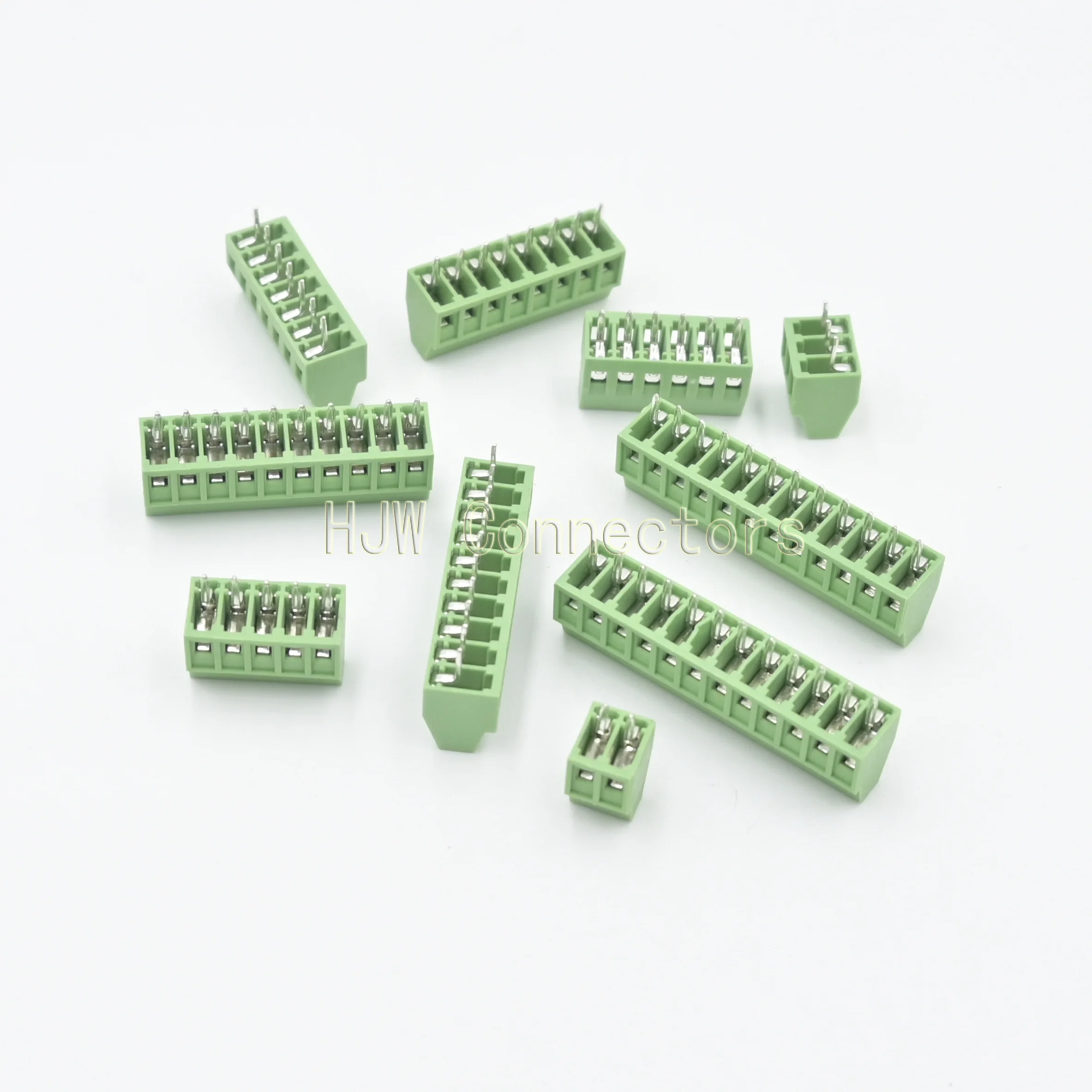 

5/10Pcs 2P 3P 4P 5P 6Pin 2.54mm/0.1" Pitch PCB Screw Terminals Block Connector KF128-2.54 Terminal 150V 6A for 26-18AWG Cable