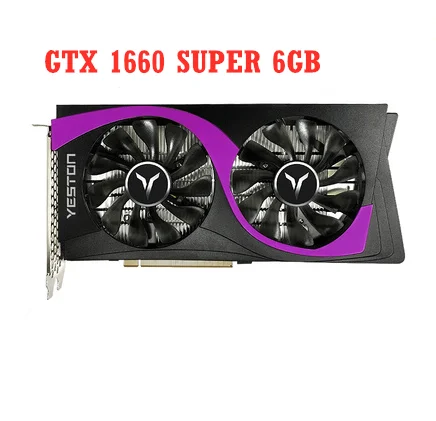 Gtx 1660 Super-6G D6 Piastre Per Schede Grafiche Di Gioco Placa De Scheda Video Gpu Nvidia Geforce Pc Computer Non Rtx3050 3060 3070Ti