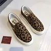 Fashion Leopard Print Canvas Shoes for Women 2023 Autumn Korean Edition Student Cricket Shoes Versatile One Step Sneakers 5