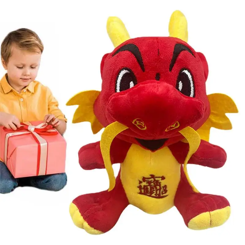 StuffedDragonPlushToysRealisticSoftCuddlyDragonToyCute