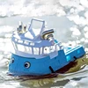 Hot Rc Boat Q84 Mini Tugboat 2.4Ghz RTR Rc Wireless Electric Remote Control Model Boat Adult High-Speed BoatChildren'S Toys Gift 3