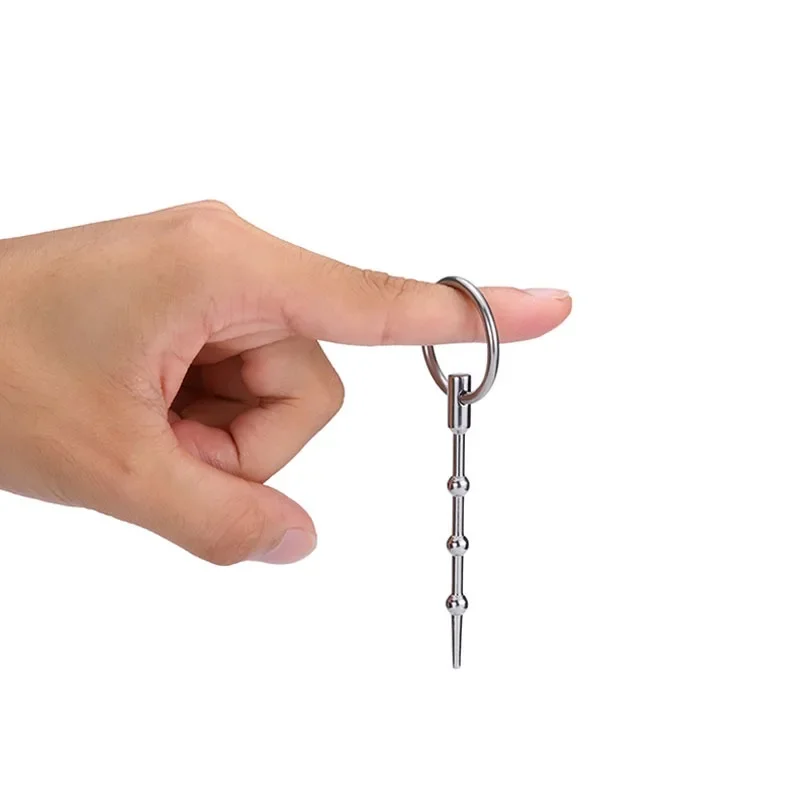 BUYBOOS Male Urethral Sounds Metal Horse Eye Stick Urethral Masturbator Stick Dilator BDSM Penis Plug Adult Sex Toy