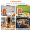 VEVOR Shawarma Grill Machine, 13lbs  Chicken Shawarma Cooker Machine Electric Vertical Broiler Gyro Rotisserie Oven Doner Kebab 6