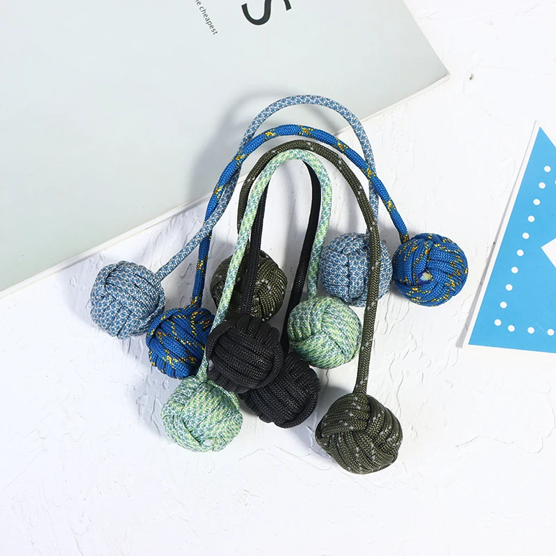 1 Pcs Begleri Fidget Toy Worry Beads Pure Copper Electroplating Finger Skill Paracord Stress Extreme Finger Movement Toys