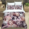 Marilyn Monroe printed Bedding Sets exquisite bed supplies set duvet cover comforter set bedding set luxury Birthday Gift 4