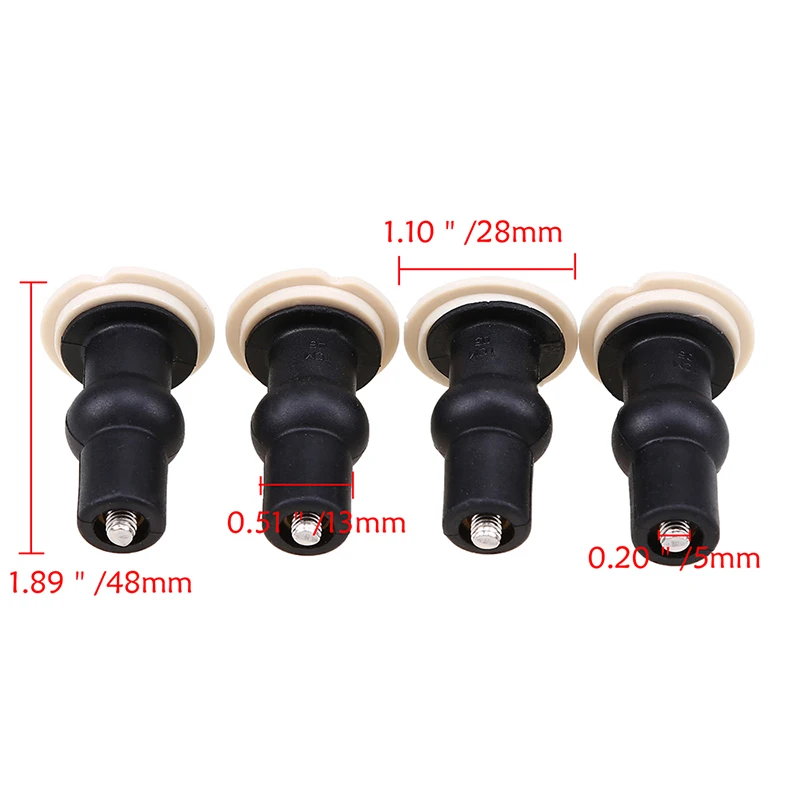Toilet Seat Hinges Bolt Expanding Small Universal Toilet Seat Screws Rubber Top Nuts Screw Fixings Blind Hole Fittings 2/4Pcs toilet seat accessories toilet hinge replacement