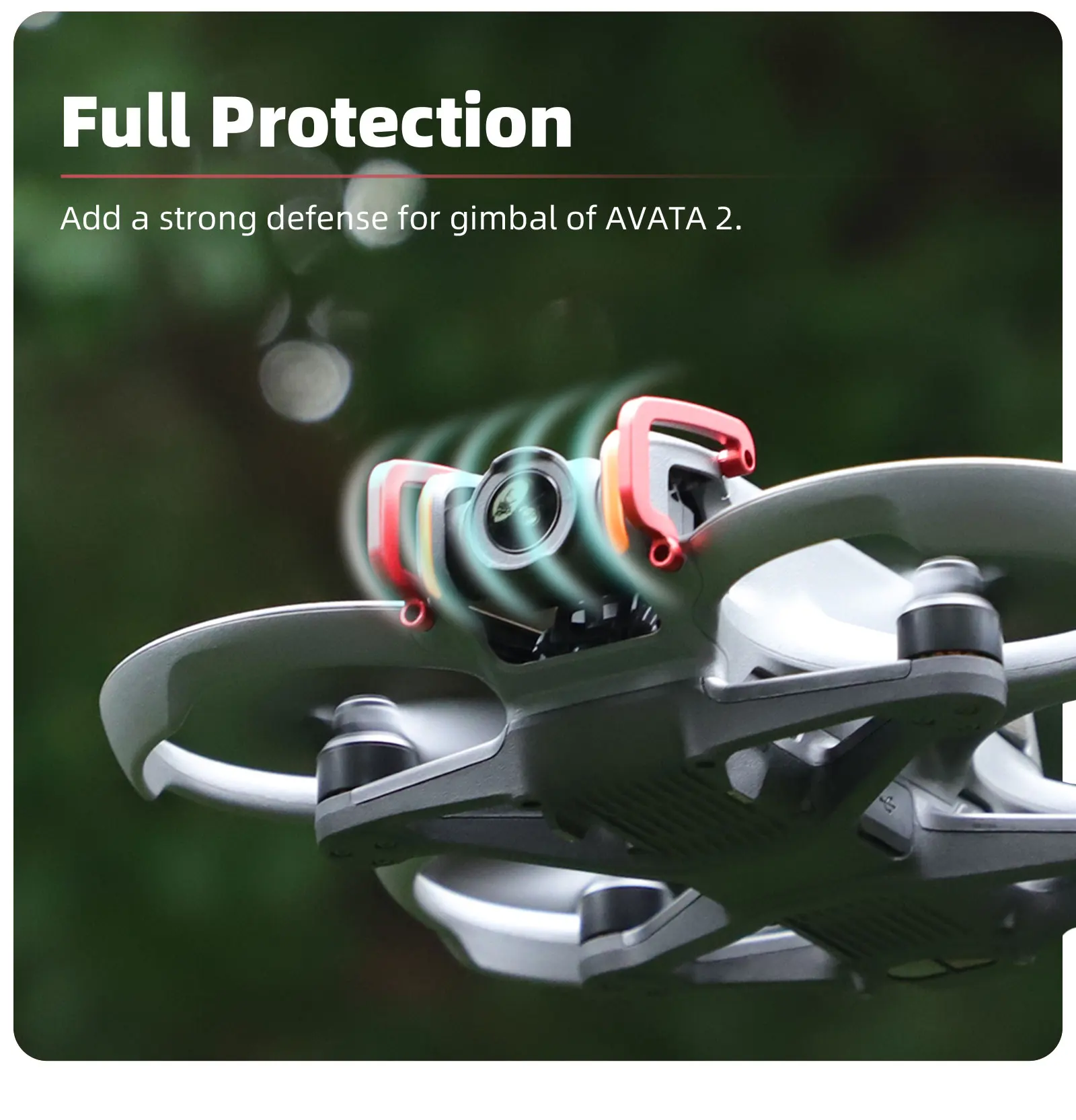 Gimbal Bumper for DJI Avata 2 Aluminum Alloy Protective Bar Drone Lens Protector Anti-collision Accessories