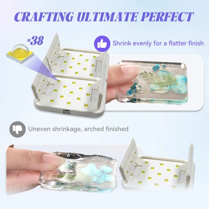 전문 등급 UV 조명 분할 바디 디자인 복잡한 모양을위한 빠른 경화