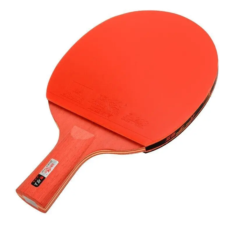 

Red carbon king fiber bottom plate increases the front porch training competition professional table tennis racket