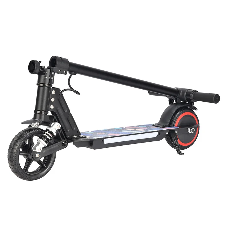 전동스쿠터 kids' electric scooter 6-12 with shock-absorbing foldable aluminum mini hulajnogi elektryczne elektrische step scooter