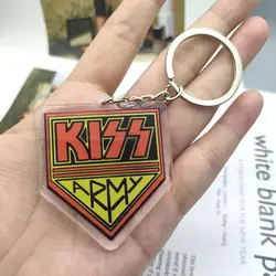 Classic Pop Rock Band Acrylic Keychain - Music Lovers Gift Accessory - 6 cm (1)