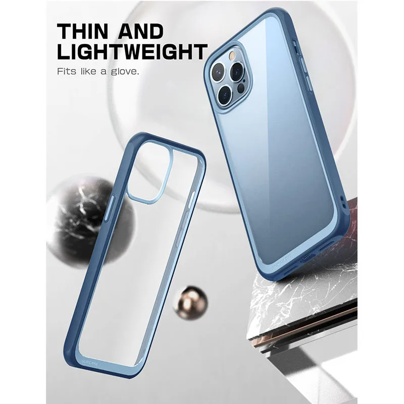 For iPhone 13 Pro Case 6.1 inch (2021 Release) SUPCASE UB Style Premium Hybrid Protective Bumper Case Clear Back Cover Caso